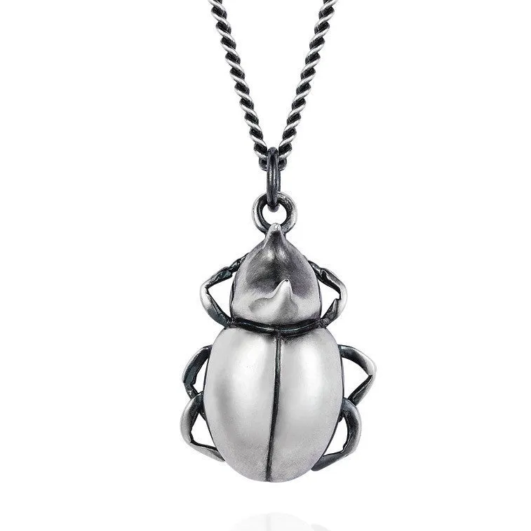 Rhino Beetle Necklace by Yasmin Everley