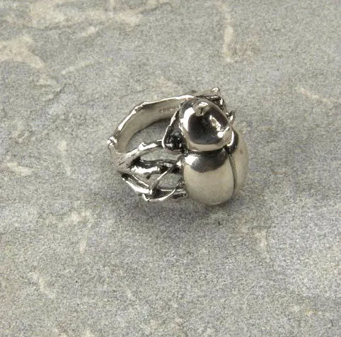 Rhino Beetle Ring by Yasmin Everley