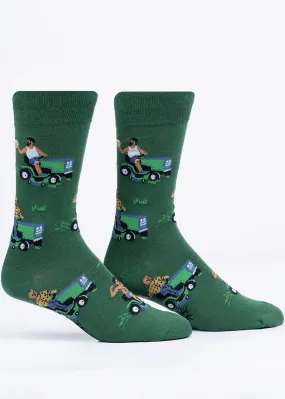 Riding Lawnmower Men's Socks