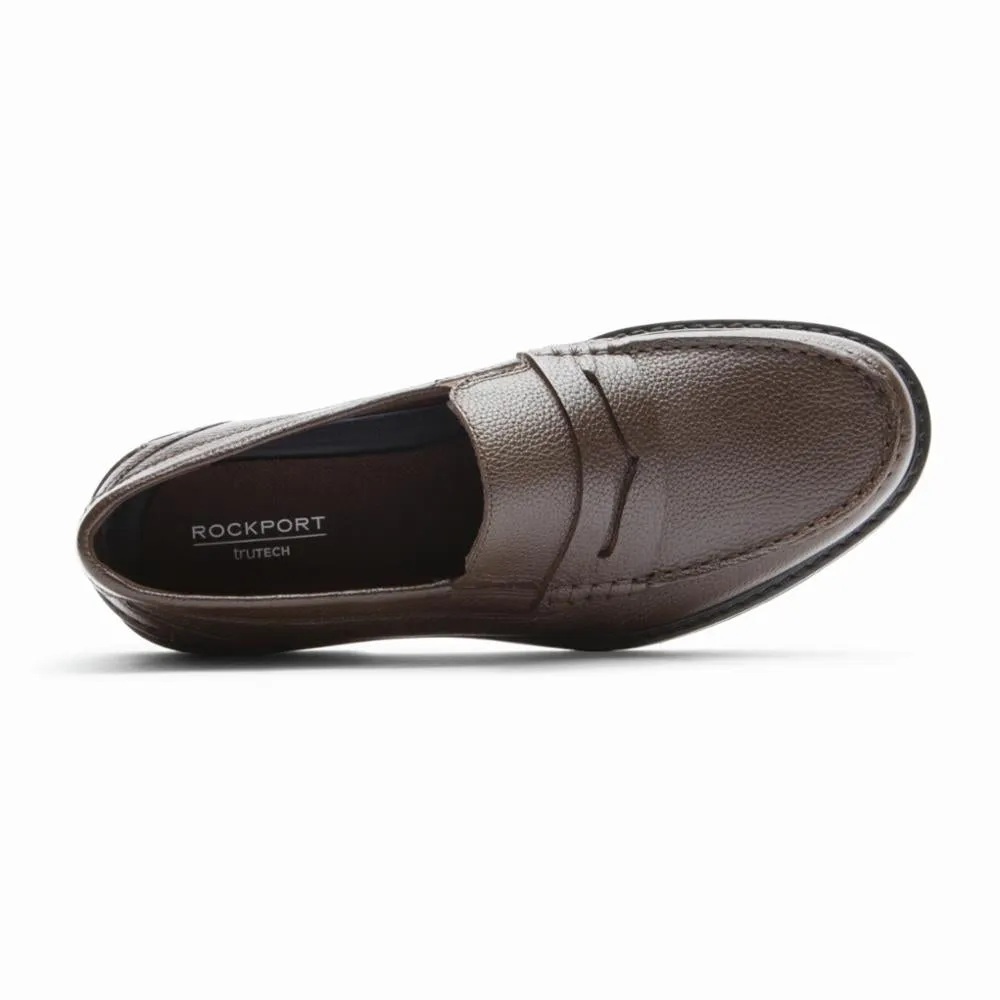 Rockport Men BEDFORD PENNY BROWN TUMBLED