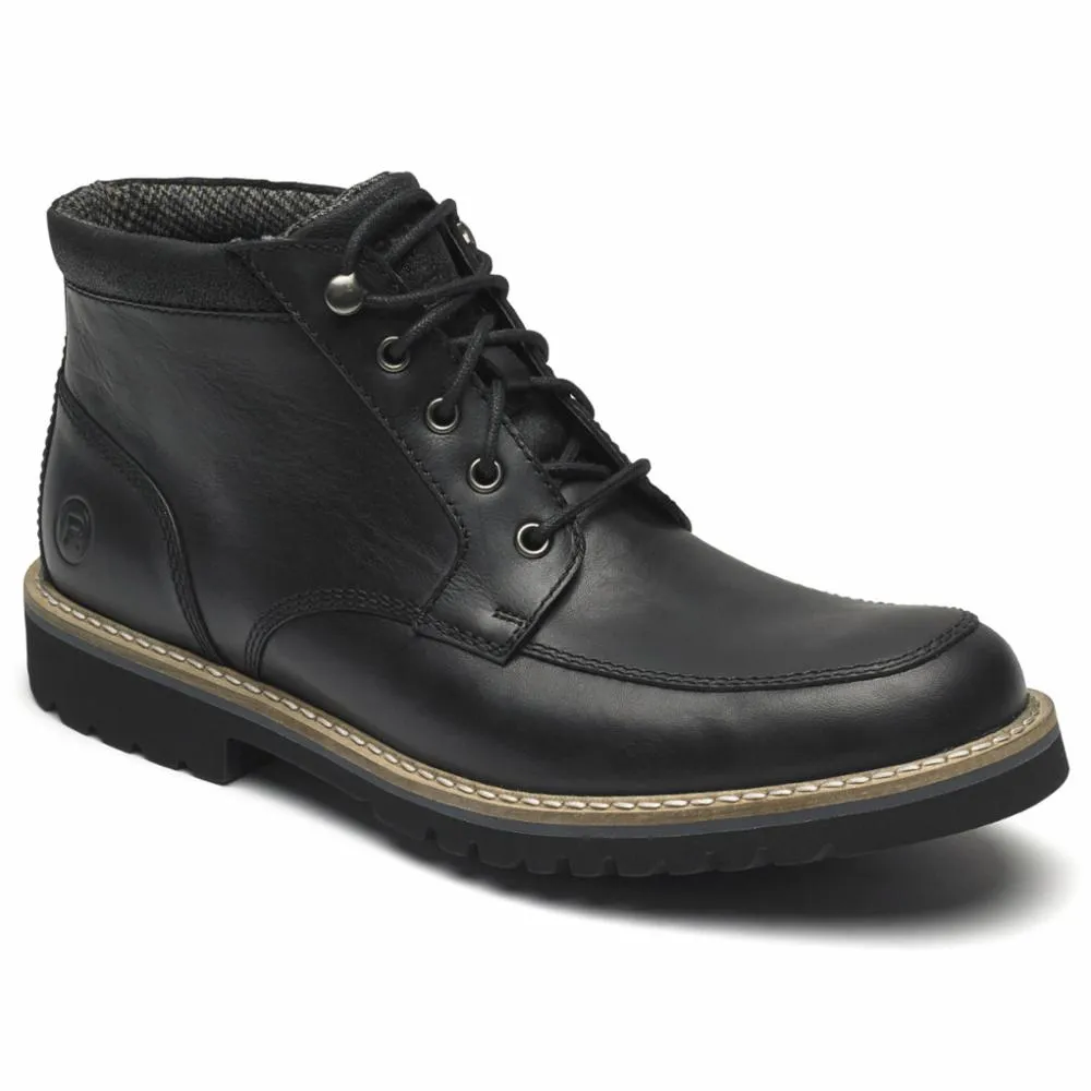 Rockport Men MARSHALL RUGGED MOC TOE BLACK