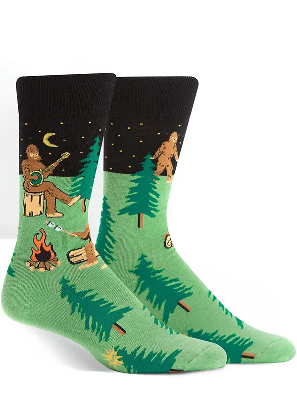 Sasquatch Camping Men's Socks