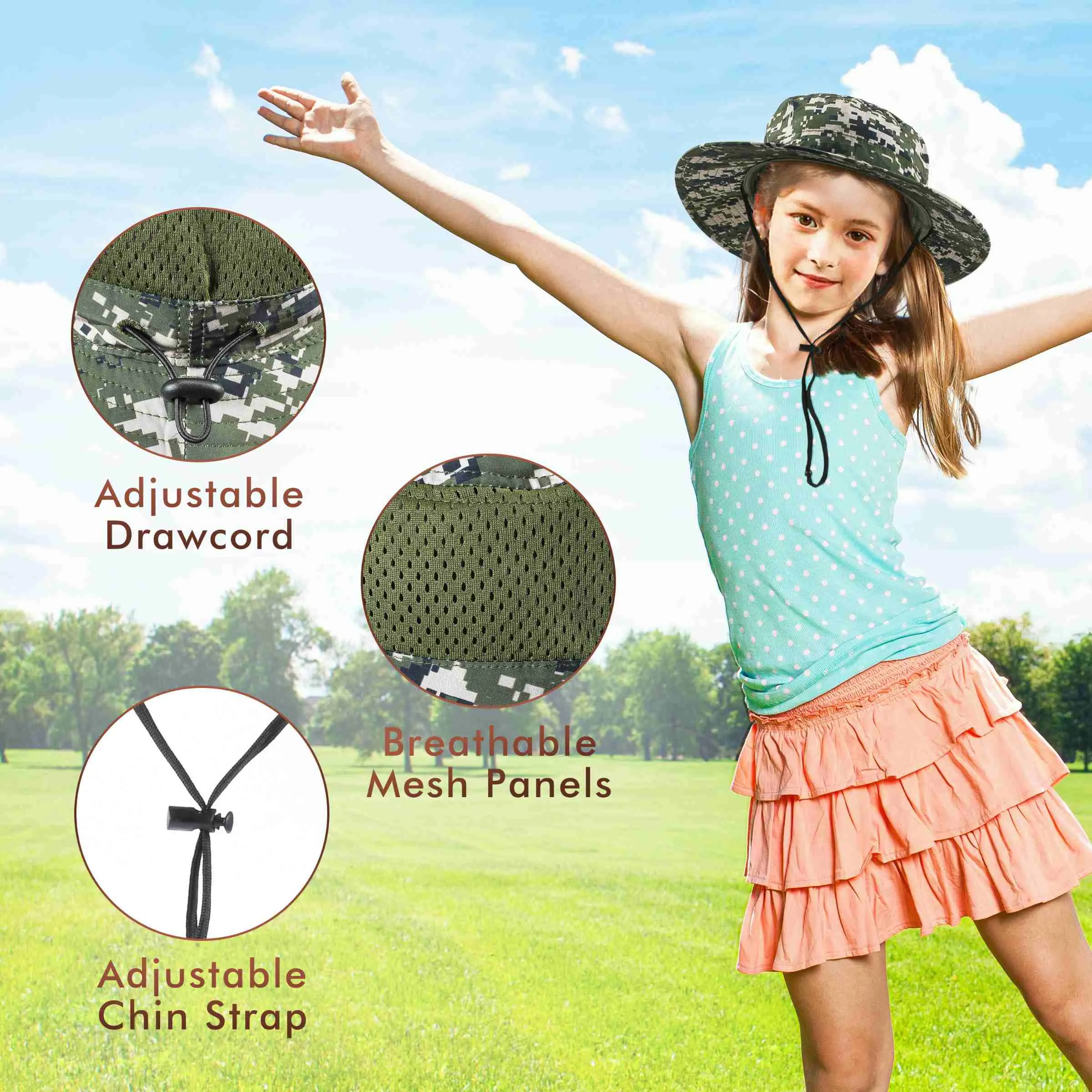 Solaris by Tirrinia UPF50  Kid's Sun Hat for Outdoor