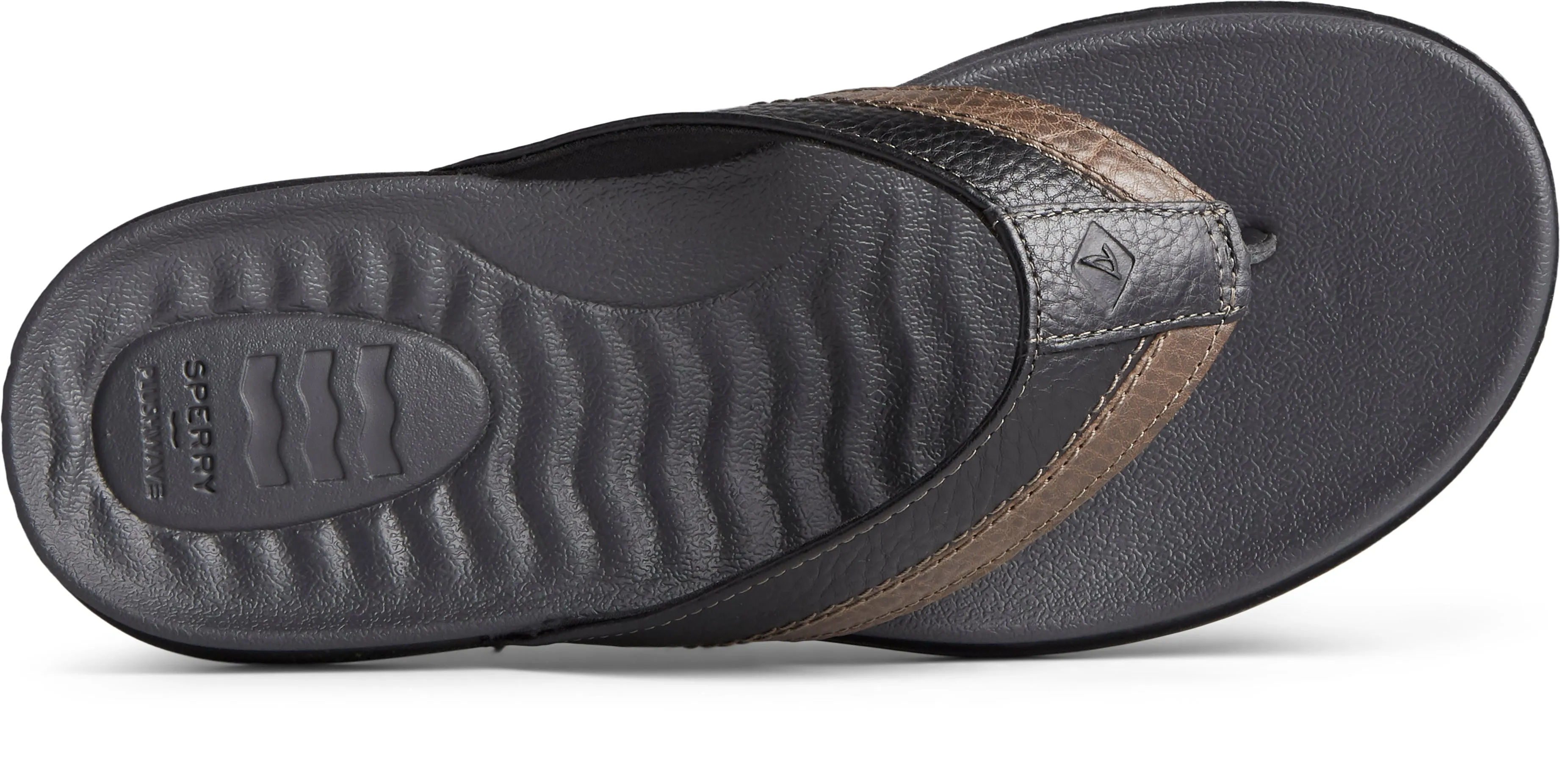 Sperry Men's Plushwave Dock Thong- Black (STS23331)