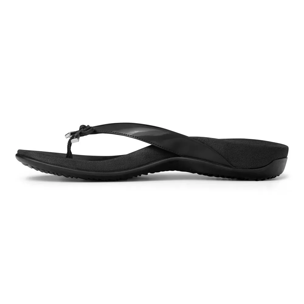 VIONIC SANDAL - BELLA II BLACK PATENT