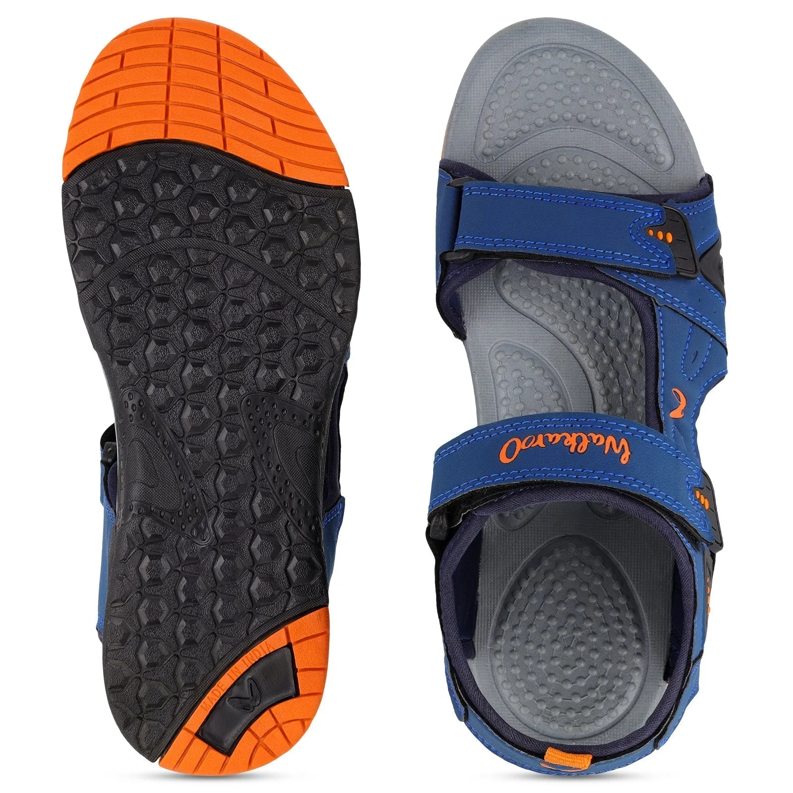 Walkaroo Men Sandals  - WC4381 Navy Blue