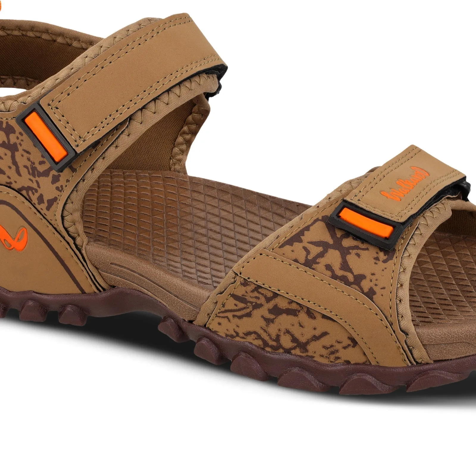 Walkaroo Men Sandals  - WC4418 Camel