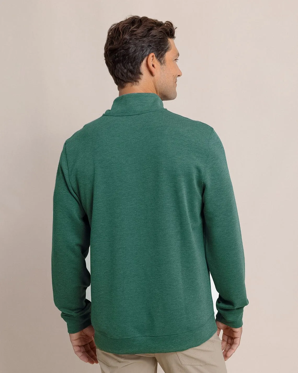 Whyche Interlock Heather Quarter Zip