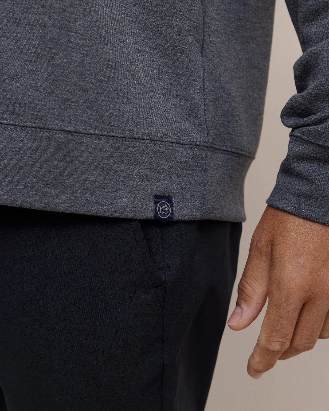 Whyche Interlock Heather Quarter Zip