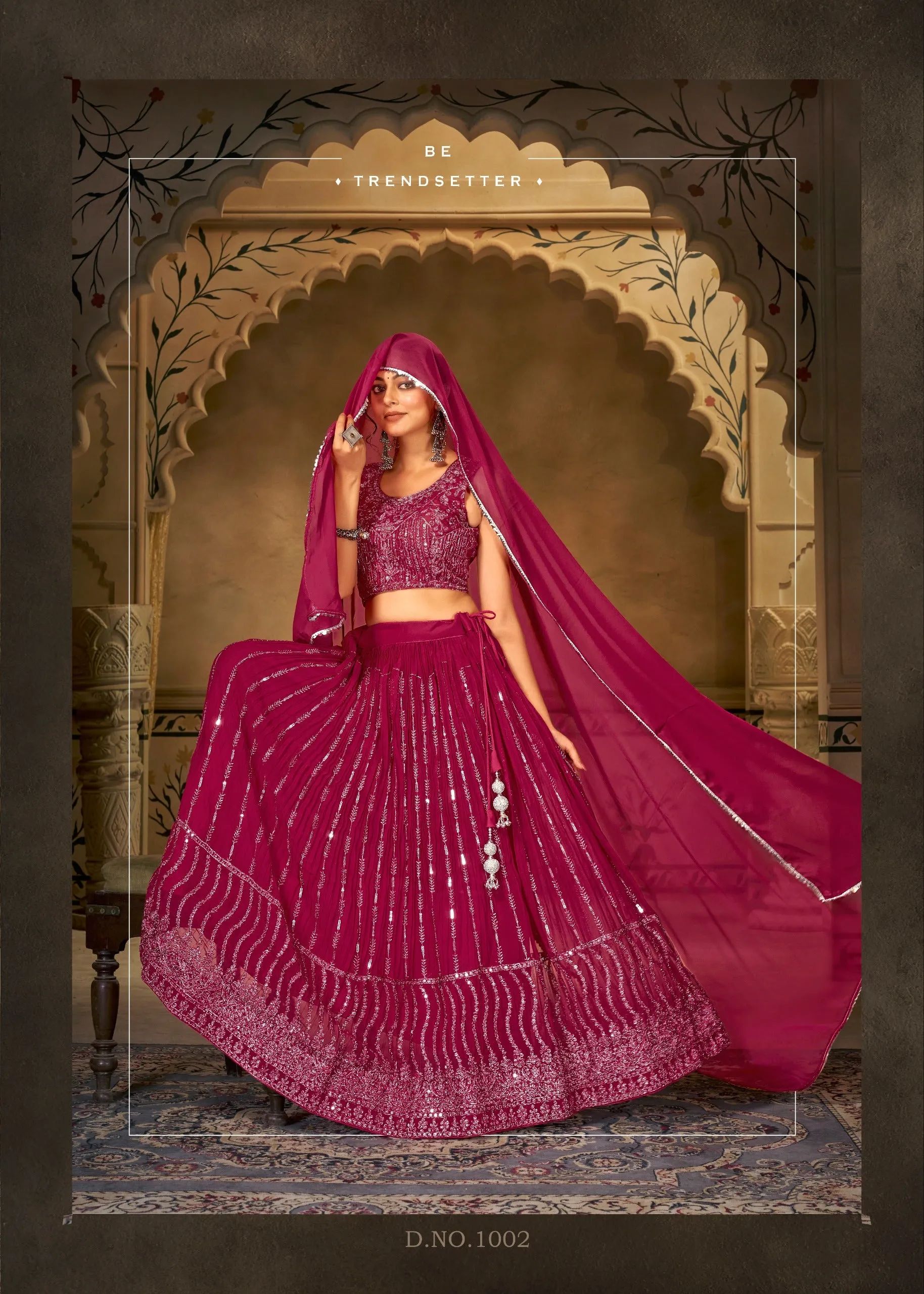 Women Designer Lehenga Blouse Dupatta